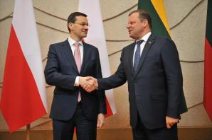 Premier Mateusz Morawiecki w Wilnie: Litwa jest strategicznym partnerem Polski