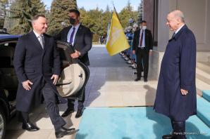 [VIDEO] W Ankarze spotkanie z Prezydentem Turcji. Rozmawiano m.in. o stosunkach dwustronnych oraz o sytuacji na Ukrainie