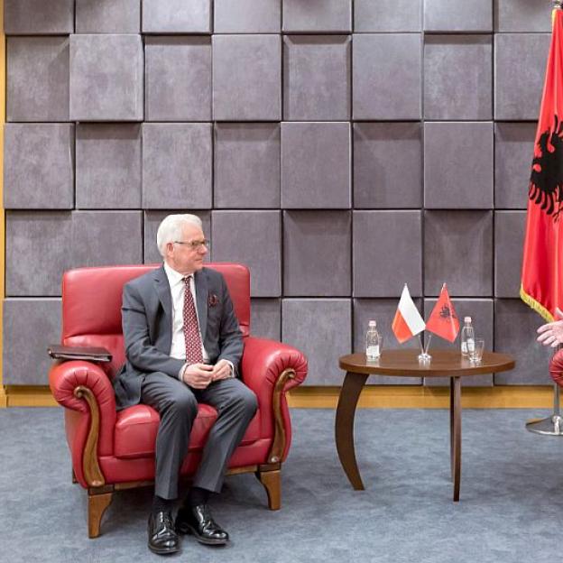 Polska popiera wejście Albanii do Unii Europejskiej. Minister Jacek Czaputowicz w Tiranie