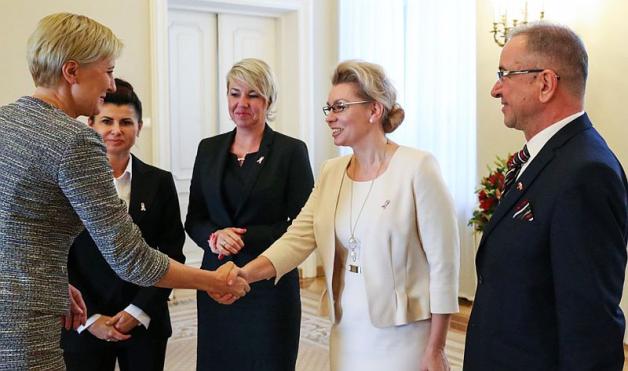 Polonijni nauczyciele z Norwegii na spotkaniu z Pierwszą Damą